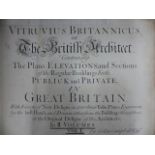 VITRUVIUS BRITANNICUS OR THE BRITISH ARCHITECT, LONDON 1715, IN BROWN CALF,VOL.1 ONLY.