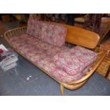 AN ERCOL SURF BOARD BACK DAY BED/SETTEE.