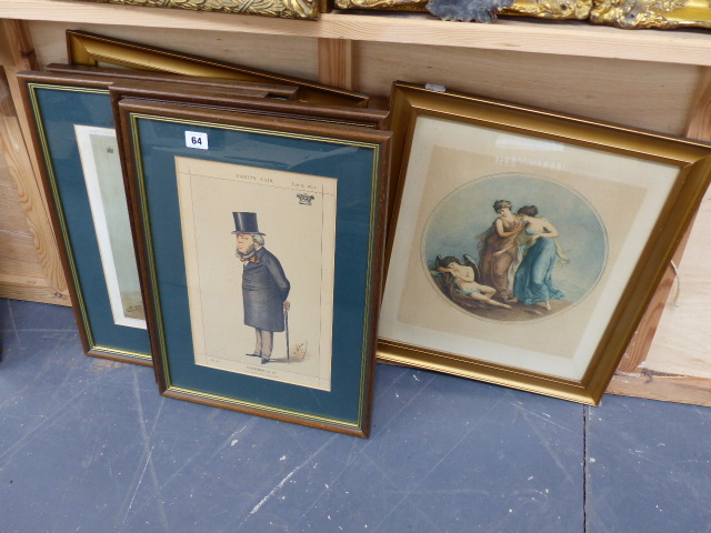 A GROUP OF VARIOUS VANITY FAIR PRINTS BY SPY AND APE,ETC.