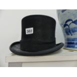 A YOUNG'S OF ENGLAND TOP HAT.