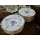 A SPODE PART DINNER SERVICE.