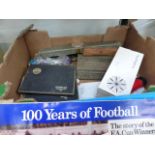 COMMEMORATIVE F.A.CUP CENTENARY MEDALS 1872-1972 TOGETHER WITH VARIOUS COLLECTABLES.