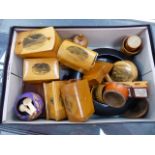 MAUCHLINE WARE, TREEN, ETC.