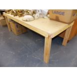 TWO SCULLERY TABLES.