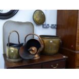 VARIOUS VICTORIAN AND LATER COPPER AND BRASSWARE.