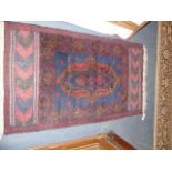 A SMALL EASTERN RUG.