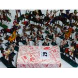 A LARGE COLLECTION OF GOOD HAND PAINTED DIE CAST MODEL MILITARY FIGURES.