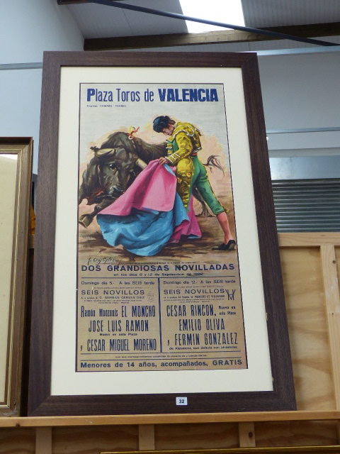 A BULLFIGHTING POSTER.