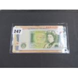 A QUANTITY OF BANKNOTES TO INCLUDE FOUR TEN POUND NOTES, TWO TEN SHILLING NOTES AND TWO ONE POUND