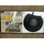 THE BEATLES EPHEMERA TO INCLUDE A CASED 33 1/3 RECORD OF PLEASE PLEASE ME.