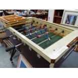 A TABLE FOOTBALL GAME.