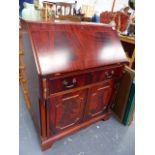 A MAHOGANY BUREAU.