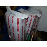 FOUR AS NEW PACKS OF ROCKWOOL INSULATION.