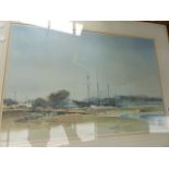 A LIMITED EDITION WILLIAM RUSSELL FLINT PRINT, THE PRANCESS AND JANE AT BIRDHAM.