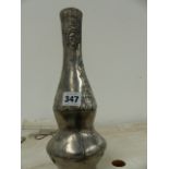 A KAYSERZINM PEWTER VASE.