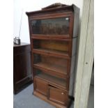 A GLOBE WERNKE TYPE BOOKCASE.