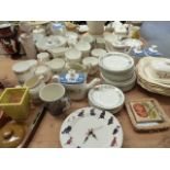 A ROYAL DOULTON TEA SERVICE, PARAGON TEA WARES AND OTHER CHINA.