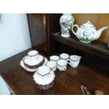 AN ART DECO TEASET, PORTMEIRIONWARES,ETC.