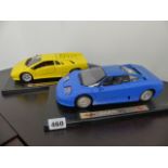 TWO DIE CAST MODEL CARS.