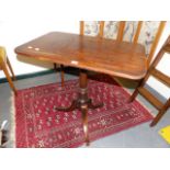 A 19th.C.MAHOGANY TILT TOP TRIPOD TABLE.