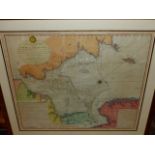 MAP: ROBERT SAYER, 1791, A NEW AND ACCURATE MAP OF THE NORTH OR GREAT GERMAN SEA.....ETC,HAND