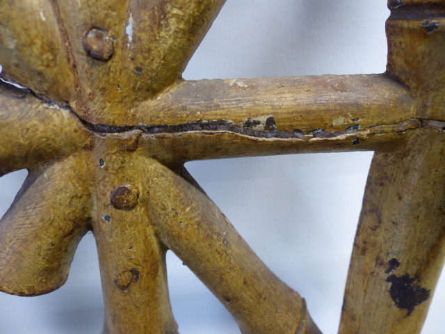 A 19th.C.CAST IRON HALL STAND OF FAUX BAMBOO DESIGN IN THE MANNER OF COALBROOKDALE. - Image 16 of 26