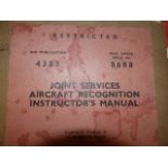 A COLLECTION OF WWII PERIOD RAF AIR MINISTRY PUBLICATIONS, AIRCRAFT RECOGNITION CARDS AND BOOKS,