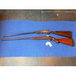 A BELGIAN 20G SINGLE BARREL SHOTGUN SERIAL NUMBER 7557 (ST NO 3333) T/W A HARRINGTON AND