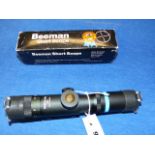 A BEEMAN BLUE RIBBON SS2 4x21 TELESCOPIC SIGHT TOGETHER WITH A BEEMAN SS1 2.5 x 16SCOPE. (2)