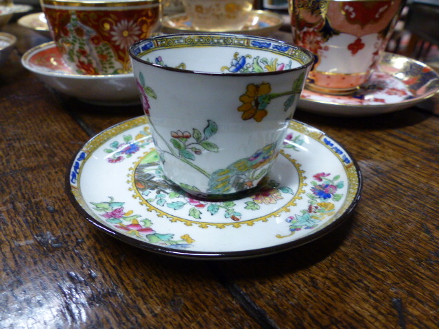 TWENTY FOUR ASSORTED CABINET CUPS AND SAUCERS, MOSTLY SPODE, EARLY 19th.C. AND LATER. - Image 7 of 63