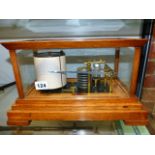 AN EARLY 20th.C.OAK CASED BAROGRAPH BY CALLAMAN & Co, LONDON.