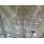 VARIOUS 19TH C. DRINKING GLASSES