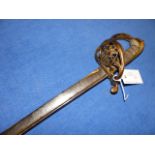 A GEORGIAN PIPEBACK SWORD BY PROSSER