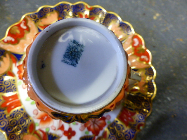 TWENTY FOUR ASSORTED CABINET CUPS AND SAUCERS, MOSTLY SPODE, EARLY 19th.C. AND LATER. - Image 53 of 63