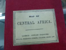 MAP: A COLLECTION OF VINTAGE MAPS OF AFRICA TO INCLUDE A FOLDING MAP BY JAMES WYLD OF SOUTH AFRICA