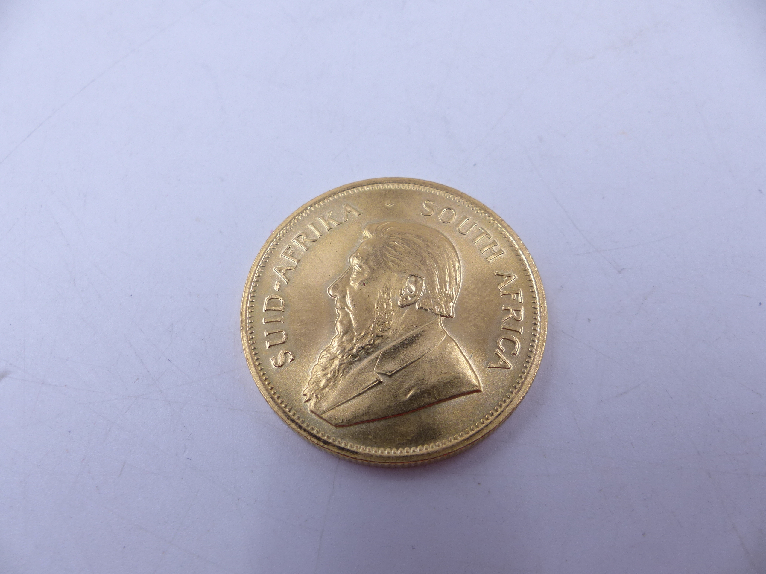 A 22ct GOLD, 1982 FULL KRUGERAND, WEIGHT 34grms. - Image 2 of 4