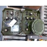 TWO MILITARY RADIO RECIEVERS, RECIEVER-RADIO-R210.