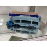 A CASED DINKY PULLMORE CAR TRANSPORTER.