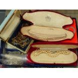 VINTAGE COSTUME JEWELLERY, ETC.