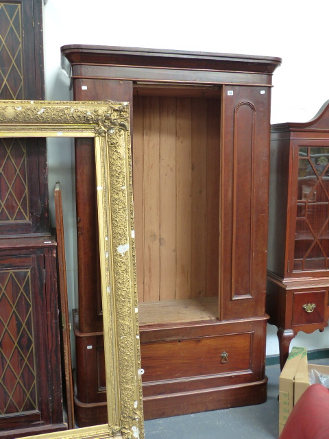 A VICTORIAN WARDROBE.