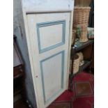 A PAINTED PINE CABINET.