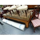 A LARGE ORIENTAL STYLE COFFEE TABLE.