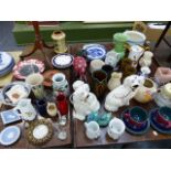 A QTY OF VINTAGE CHINA AND ORNAMENTS.