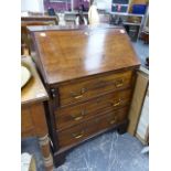 A SMALL MAHOGANY BUREAU.