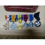 MEDALS.- LIEUTENANT COLONEL DAVID CUNNINGHAM ASC. 1914 STAR WITH BAR., WAR AND SERVICE MEDALS WITH
