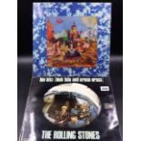 RECORDS. THE ROLLING STONES, THEIR SATANIC MAJESTIES REQUEST, BIG HITS, HIGH TIDE AND GREEN GRASS.
