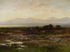WILLIAM BEATTIE-BROWN. (1831-1909) LOCH LINNHO, SIGNED OIL ON CANVAS. PROV. BY DESCENT FROM THE