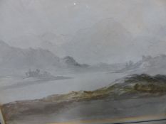 ATTRIB. TO CORNELIUS VARLEY. (1781-1873) NEAR KILLARNEY, WATERCOLOUR. PROV. FINE ART SOCIETY LTD. 18