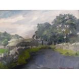 ANGUS RANDS. (1922-1985) ARR. KETTLEWELL, SIGNED OIL ON BOARD. 22.5 x 31cms.