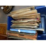 A LARGE COLLECTION OF 78rpm RECORDS, VARIOUS 33S AND 45S,
